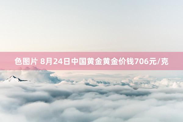色图片 8月24日中国黄金黄金价钱706元/克