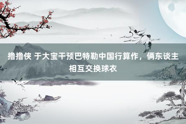 撸撸侠 于大宝干预巴特勒中国行算作，俩东谈主相互交换球衣