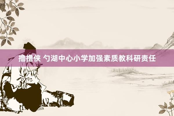 撸撸侠 勺湖中心小学加强素质教科研责任