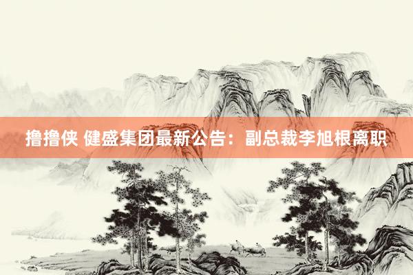 撸撸侠 健盛集团最新公告：副总裁李旭根离职