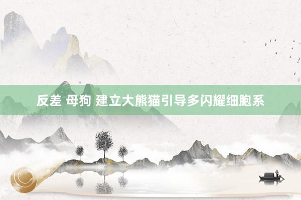 反差 母狗 建立大熊猫引导多闪耀细胞系