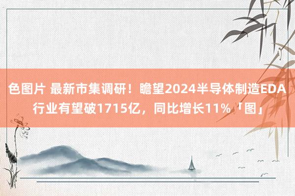 色图片 最新市集调研！瞻望2024半导体制造EDA行业有望破1715亿，同比增长11%「图」