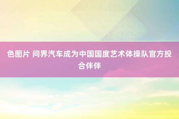 色图片 问界汽车成为中国国度艺术体操队官方投合伴伴