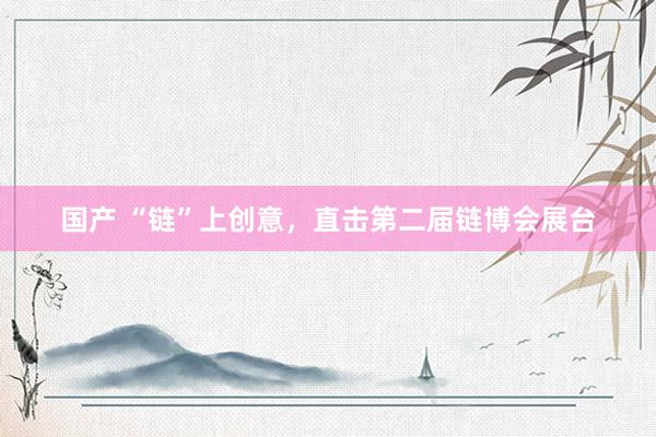 国产 “链”上创意，直击第二届链博会展台