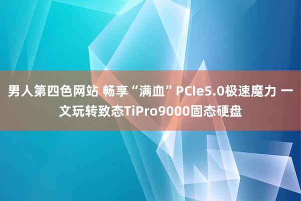 男人第四色网站 畅享“满血”PCIe5.0极速魔力 一文玩转致态TiPro9000固态硬盘