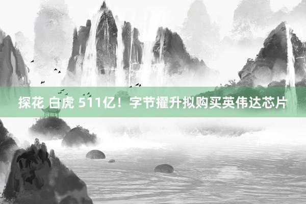 探花 白虎 511亿！字节擢升拟购买英伟达芯片