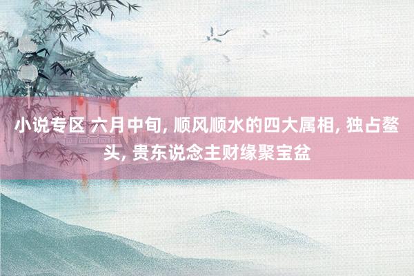 小说专区 六月中旬， 顺风顺水的四大属相， 独占鳌头， 贵东说念主财缘聚宝盆